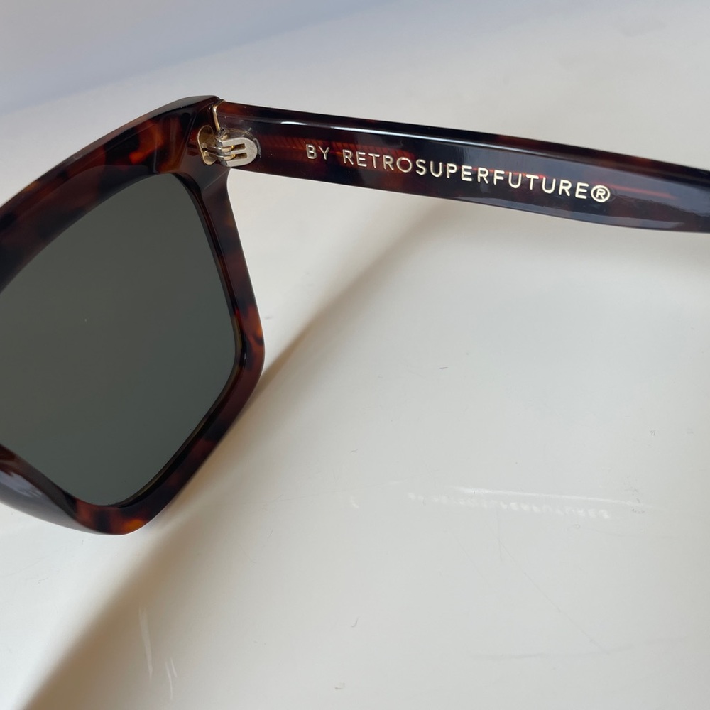 Retrosuperfuture Tortoiseshell Aalto Sunglasses - image 7